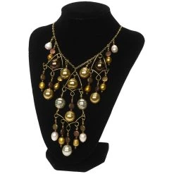 Wholesale ✨ 12 Pack: 9" Black Velvet 3D Necklace Stand by Bead Landing™ 🌟 -Deals Bead Landing Store 10103985 1