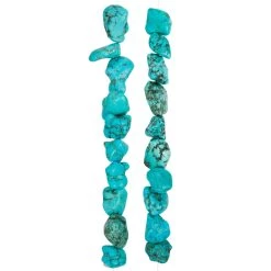Brand new 👏 Turquoise Dyed Howlite Nugget Beads by Bead Landing™ 👍 -Deals Bead Landing Store 10108976 30