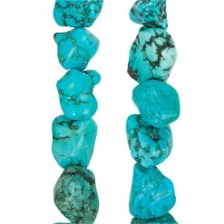 Brand new 👏 Turquoise Dyed Howlite Nugget Beads by Bead Landing™ 👍