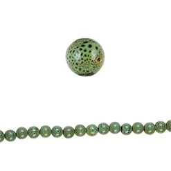 Hot Sale 🌟 12 Pack: Green Ceramic Round Beads, 12mm by Bead Landing™ 🌟