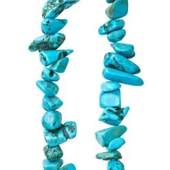 Coupon ❤️ Turquoise Dyed Howlite Chip Beads, 15mm by Bead Landing™ 🌟