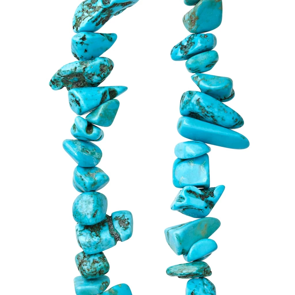 Coupon ❤️ Turquoise Dyed Howlite Chip Beads, 15mm by Bead Landing™ 🌟 3 Coupon ❤️ Turquoise Dyed Howlite Chip Beads, 15mm by Bead Landing™ 🌟