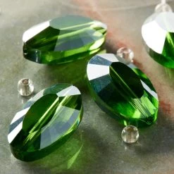 Coupon ⌛ Green Glass Faceted Oval Beads, 20mm by Bead Landing™ 💯 -Deals Bead Landing Store 10150024 20