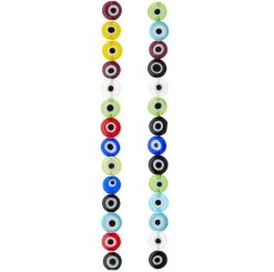 Top 10 🛒 Multicolor Eye Dot Glass Lentil Beads, 8mm by Bead Landing™ 🛒 -Deals Bead Landing Store 10150974 30