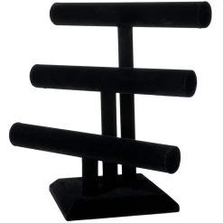 Brand new ✨ 12" Triple Bar Black Velvet Jewelry Stand by Bead Landing™ 🎉