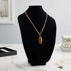 Flash Sale ❤️ 15" Black Velvet 3D Necklace Stand by Bead Landing™ 🎉 -Deals Bead Landing Store 10196280 25