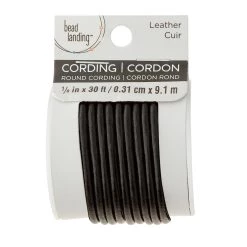 Cheap 🥰 3mm Round Leather Lace by Bead Landing™ ✔️