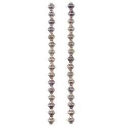 New 🎁 Antique Silver Carved Bicone Beads, 7mm by Bead Landing™ 👏 -Deals Bead Landing Store 10216961 30