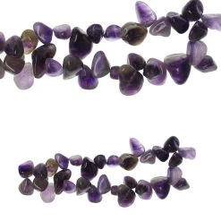 New ๐ฅ 12 Pack: Amethyst Teardrop Stone Beads, 15mm by Bead Landing™ โจ