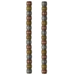 Best Sale ✔️ Carved Metal Drum Beads, 7mm by Bead Landing™ 👏 -Deals Bead Landing Store 10217670 30