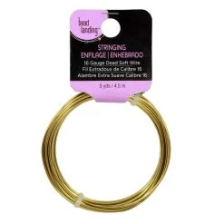Promo 🎁 9 Pack: 16 Gauge Dead Soft Brass Wire by Bead Landing™ 💯