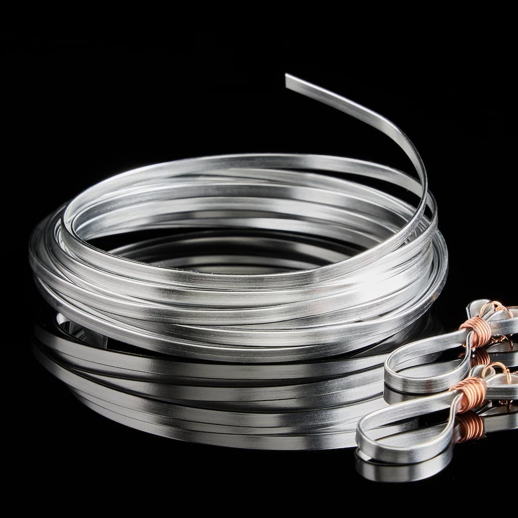 Wholesale π Bead Landing™ 16-Gauge Flat Silver Wire π 4 Wholesale π Bead Landing™ 16-Gauge Flat Silver Wire π - Image 2
