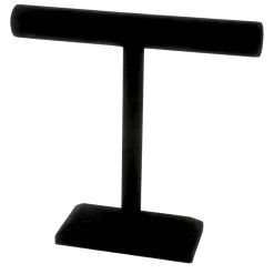 Budget 😀 12" Black Velvet Single Bar Jewelry Stand by Bead Landing™ 🛒