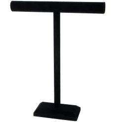 Best Sale 💯 8 Pack: 18" Black Velvet Single Bar Jewelry Stand by Bead Landing™ 🤩