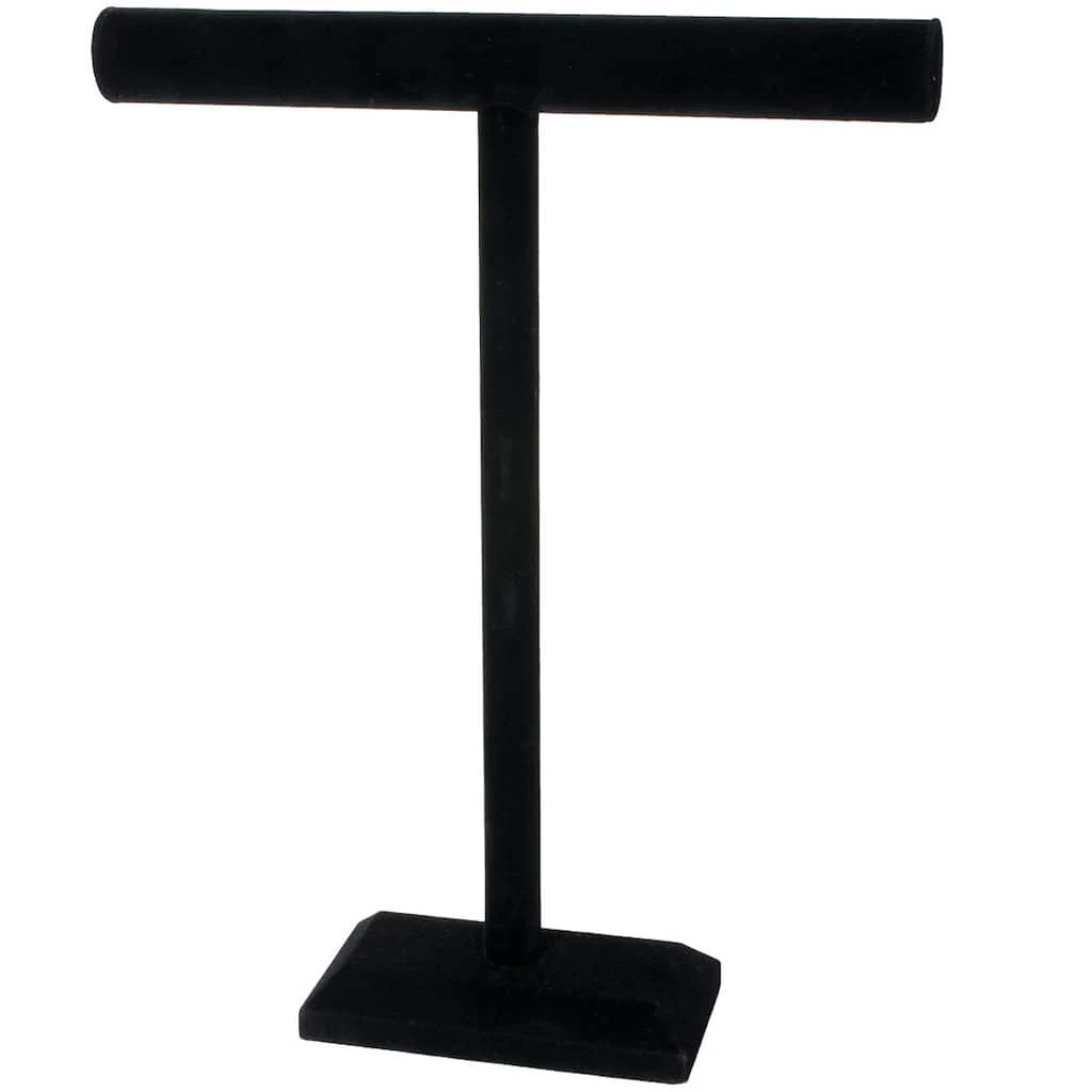 Best Sale 💯 8 Pack: 18" Black Velvet Single Bar Jewelry Stand by Bead Landing™ 🤩 3 Best Sale 💯 8 Pack: 18" Black Velvet Single Bar Jewelry Stand by Bead Landing™ 🤩