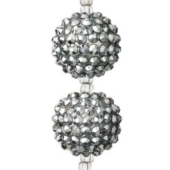Best reviews of 🔥 Silver Acrylic Faceted Round Beads, 20mm by Bead Landing™ 🌟