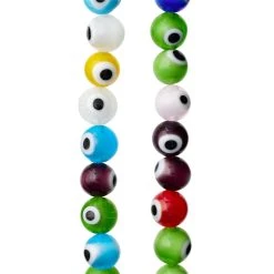 Best reviews of 🥰 Multicolor Eyeball Glass Round Beads, 8mm by Bead Landing™ 😀