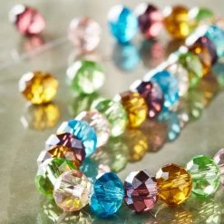 Buy ✔️ Multicolor Faceted Glass Rondelle Beads, 8mm by Bead Landing™ ✔️ -Deals Bead Landing Store 10264535 20
