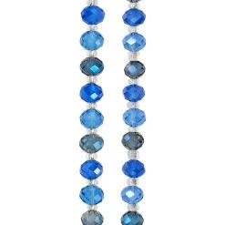 Brand new 😍 Blue Mix Faceted Glass Rondelle Beads, 8mm by Bead Landing™ ✨