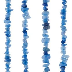 New 😉 Blue Quartzite Stone Chip Beads, 8mm by Bead Landing™ 🧨