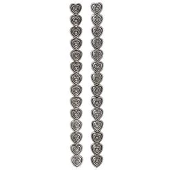 New 🤩 Silver Plated Carved Heart Beads, 6mm by Bead Landing™ 🥰 7 New 🤩 Silver Plated Carved Heart Beads, 6mm by Bead Landing™ 🥰 -Deals Bead Landing Store 10265232 30