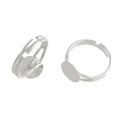 New 🛒 Silver Ring Blanks, 3ct. by Bead Landing™ ✔️