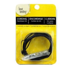 Flash Sale ๐ Bead Landing™ Black Leather Cord Kit & Findings ๐ฅฐ