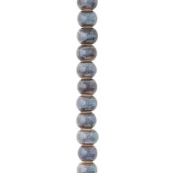 Cheap 👏 Blue & Brown Ceramic Round Beads, 8mm by Bead Landing™ 😀