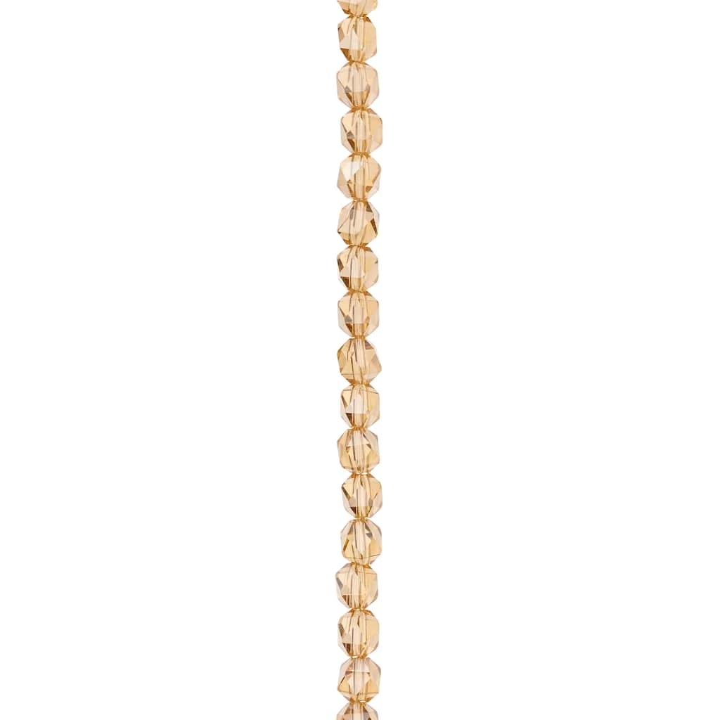 Best Pirce 😍 Amber Glass Triangle Faceted Beads, 6mm by Bead Landing™ 🔔 3 Best Pirce 😍 Amber Glass Triangle Faceted Beads, 6mm by Bead Landing™ 🔔