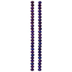 Brand new ✨ Amethyst Iridescent Glass Faceted Rondelle Beads, 6mm by Bead Landing™ ✨ -Deals Bead Landing Store 10290732 30