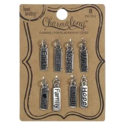 Best Pirce 🛒 12 Packs: 8 ct. (96 total) Word Tag Charms by Bead Landing™ 💯 -Deals Bead Landing Store 10315522 1