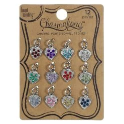 Discount 🌟 Charmalong™ Heart Charms by Bead Landing™ 🎁 -Deals Bead Landing Store 10316392
