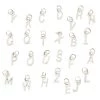 Promo 😉 Rhodium Mini Alphabet Charms by Bead Landing™ 👏 -Deals Bead Landing Store 10316428 30