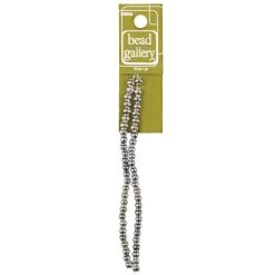 Outlet ✔️ 12 Pack: Silver Plated Smooth Rondelle Beads, 4mm by Bead Landing™ ⭐ -Deals Bead Landing Store 10320822 1
