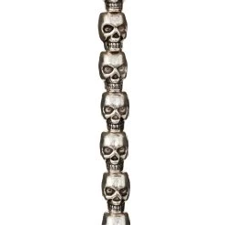 Cheapest 🎁 Silver Plated Metal Skull Beads, 12mm by Bead Landing™ ❤️