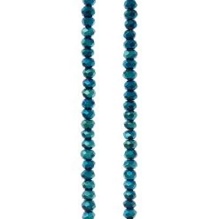Brand new 🎁 Sapphire Iris Glass Rondelle Beads, 3mm by Bead Landing™ 😀