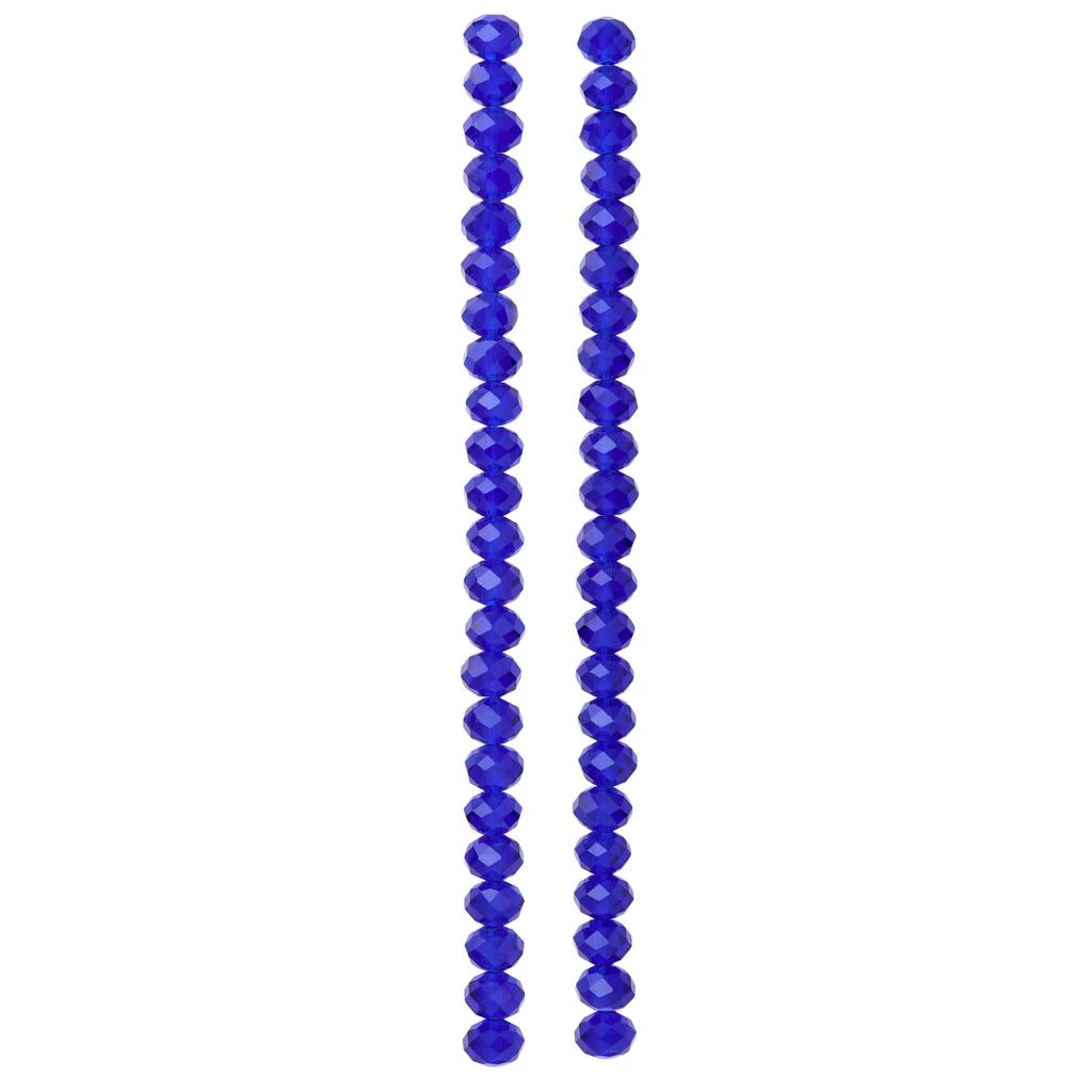 Outlet ๐ฅ Sapphire Glass Rondelle Beads, 8mm by Bead Landing™ ๐ 5 Outlet ๐ฅ Sapphire Glass Rondelle Beads, 8mm by Bead Landing™ ๐ - Image 3