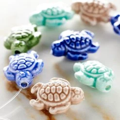 Discount 🔥 Ceramic Sea Turtle Beads, 19mm by Bead Landing™ 👍 -Deals Bead Landing Store 10322257 20