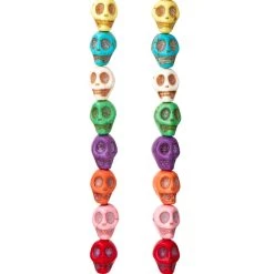 Cheapest 😍 Colorful Reconstituted Skull Beads, 8mm by Bead Landing™ ✔️