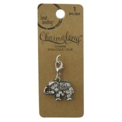 Promo 👍 Charmalong™ Elephant Charm by Bead Landing™ ⌛ -Deals Bead Landing Store 10334904