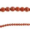 Best Pirce 💯 12 Pack: Orange Swirl Ceramic Round Beads, 10mm by Bead Landing™ 🛒