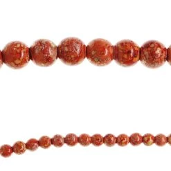 Best Pirce 💯 12 Pack: Orange Swirl Ceramic Round Beads, 10mm by Bead Landing™ 🛒