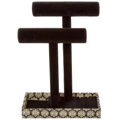 Coupon ๐ Damask Velvet Tray & Bar Jewelry Display Bead Landing™ ๐ฏ