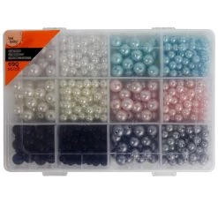 Deals 🎉 6 Pack: Pearl Crafting Beads Box by Bead Landing™ 🌟 -Deals Bead Landing Store 10392605 1