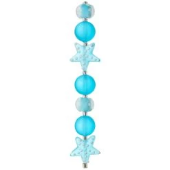 Buy ✨ Aqua Glass Starfish Mix Beads by Bead Landing™ ✔️ -Deals Bead Landing Store 10393300 30