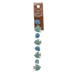 Deals ✔️ 12 Packs: 8 ct. (96 total) Blue Fish Mix Ceramic Beads by Bead Landing™ 😀 -Deals Bead Landing Store 10393713 1