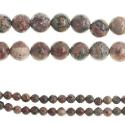Wholesale ⌛ 12 Pack: Leopard Jasper Round Beads, 8mm by Bead Landing™ 🎉