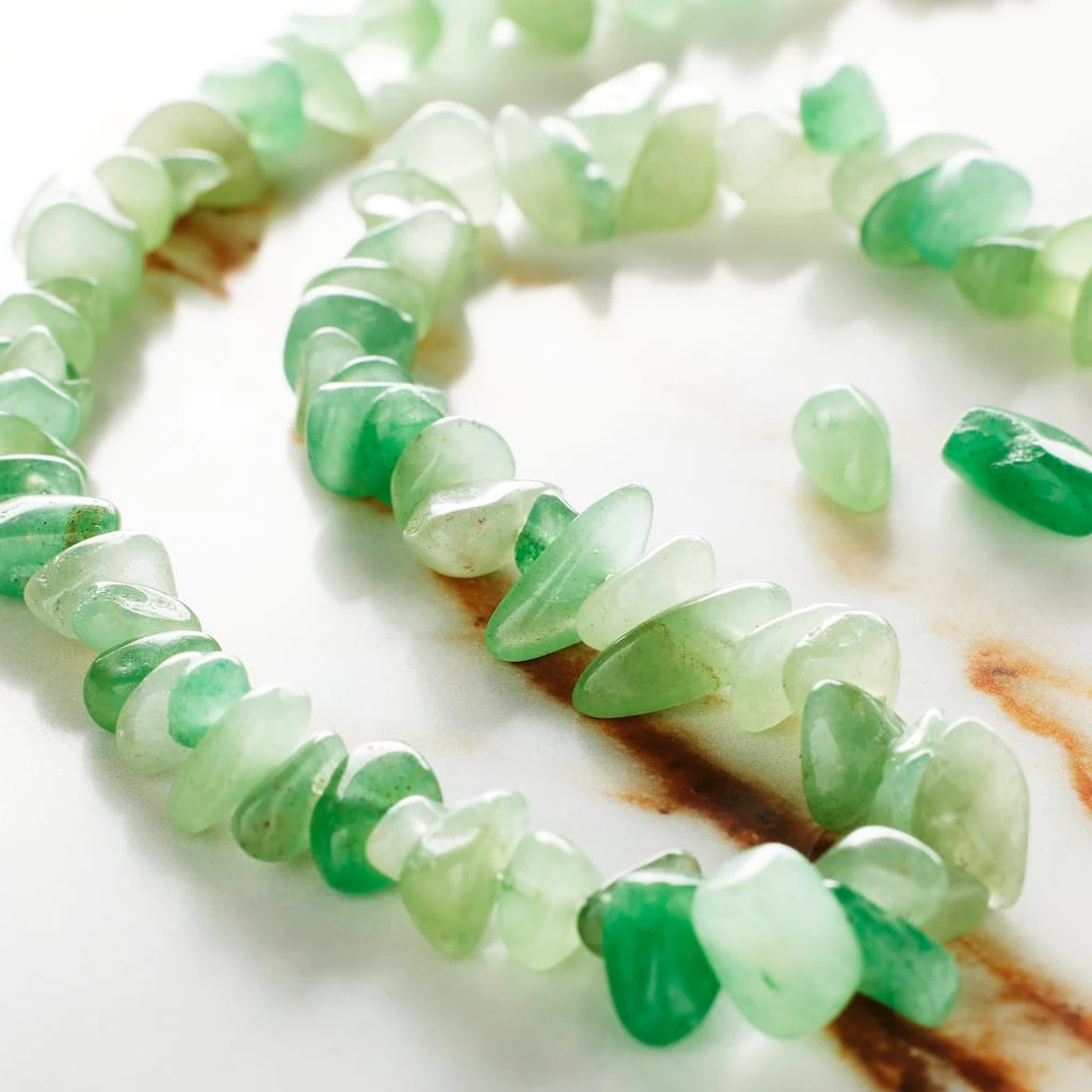 Outlet 😍 Green Aventurine Chip Beads, 7mm by Bead Landing™ 🥰 4 Outlet 😍 Green Aventurine Chip Beads, 7mm by Bead Landing™ 🥰 - Image 2