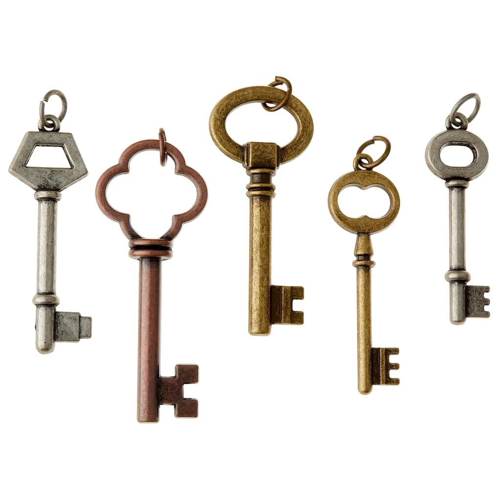 Best Pirce 🛒 Found Objects™ Multicolor Key Charms by Bead Landing™ 🤩 3 Best Pirce 🛒 Found Objects™ Multicolor Key Charms by Bead Landing™ 🤩