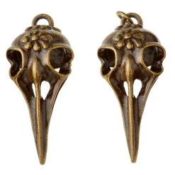 New ⌛ Found Objects™ Bird Skull Charms by Bead Landing™ 🛒